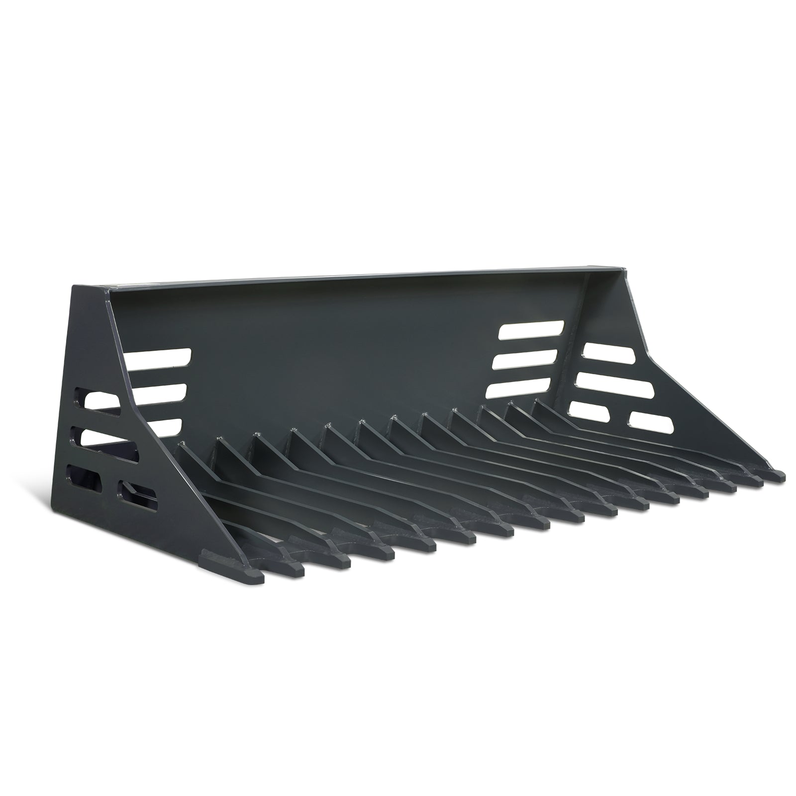 44'' Mini Skid Steer Rock Bucket, 25'' Overall Depth