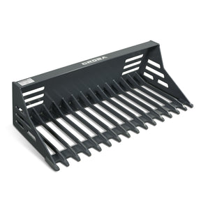 44'' Mini Skid Steer Rock Bucket, 25'' Overall Depth