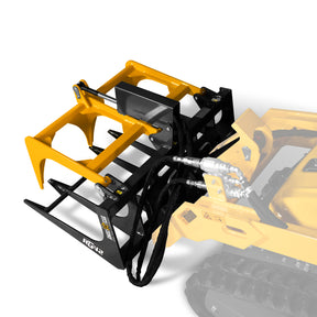 42" Mini Skid Steer Root Grapple, 2000 lbs Grappling Capacity