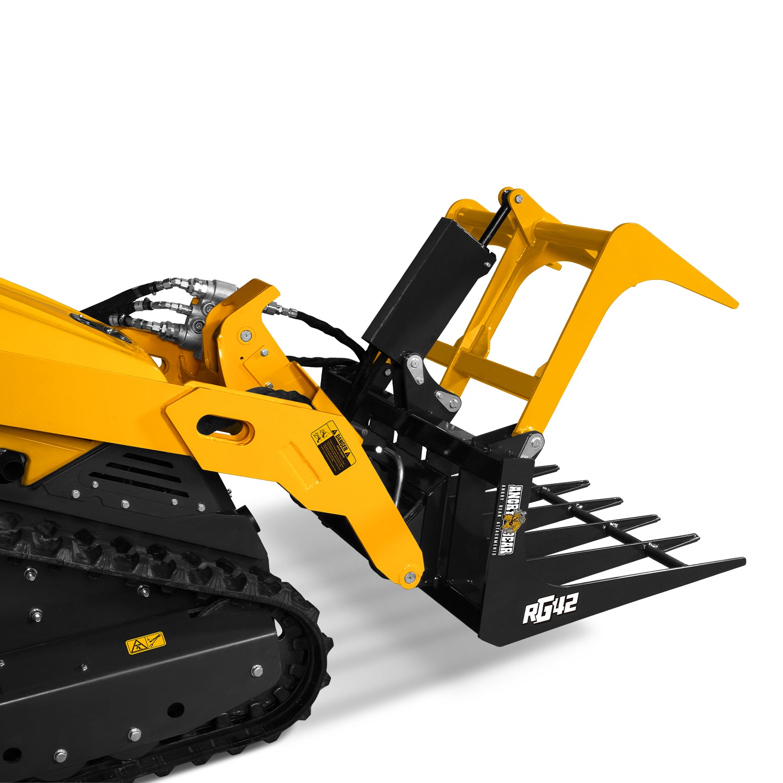 42" Mini Skid Steer Root Grapple, 2000 lbs Grappling Capacity