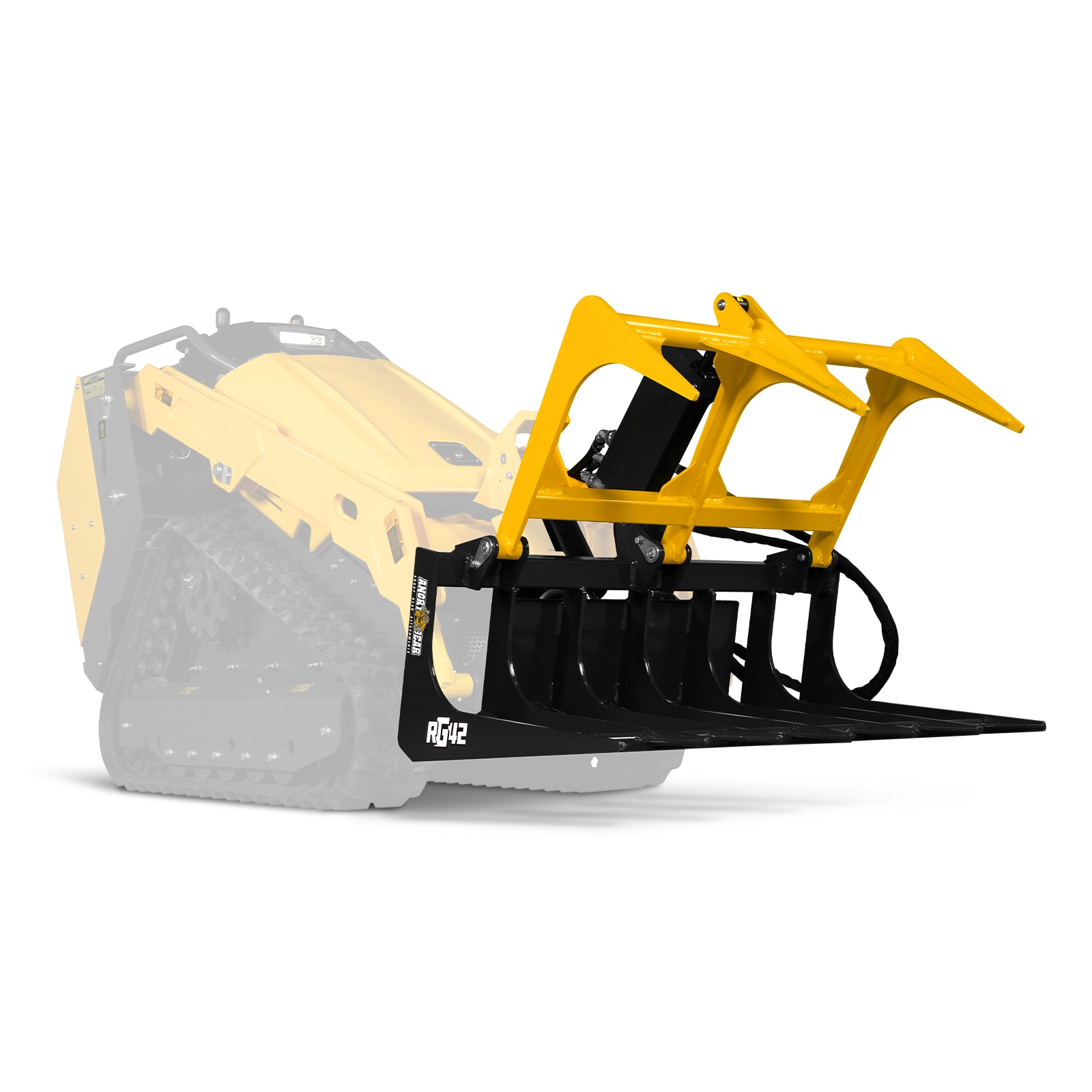 42" Mini Skid Steer Root Grapple, 2000 lbs Grappling Capacity