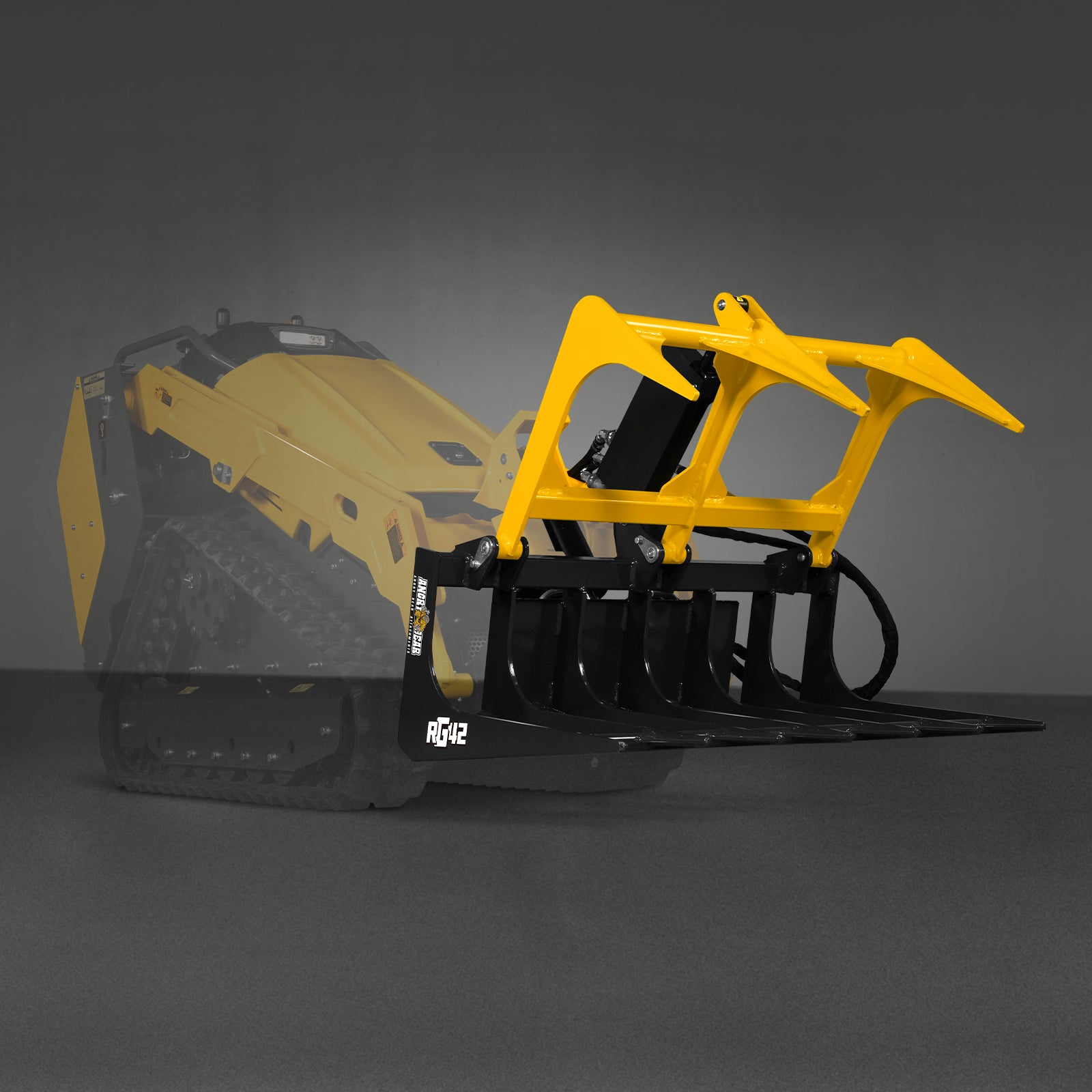 42" Mini Skid Steer Root Grapple, 2000 lbs Grappling Capacity