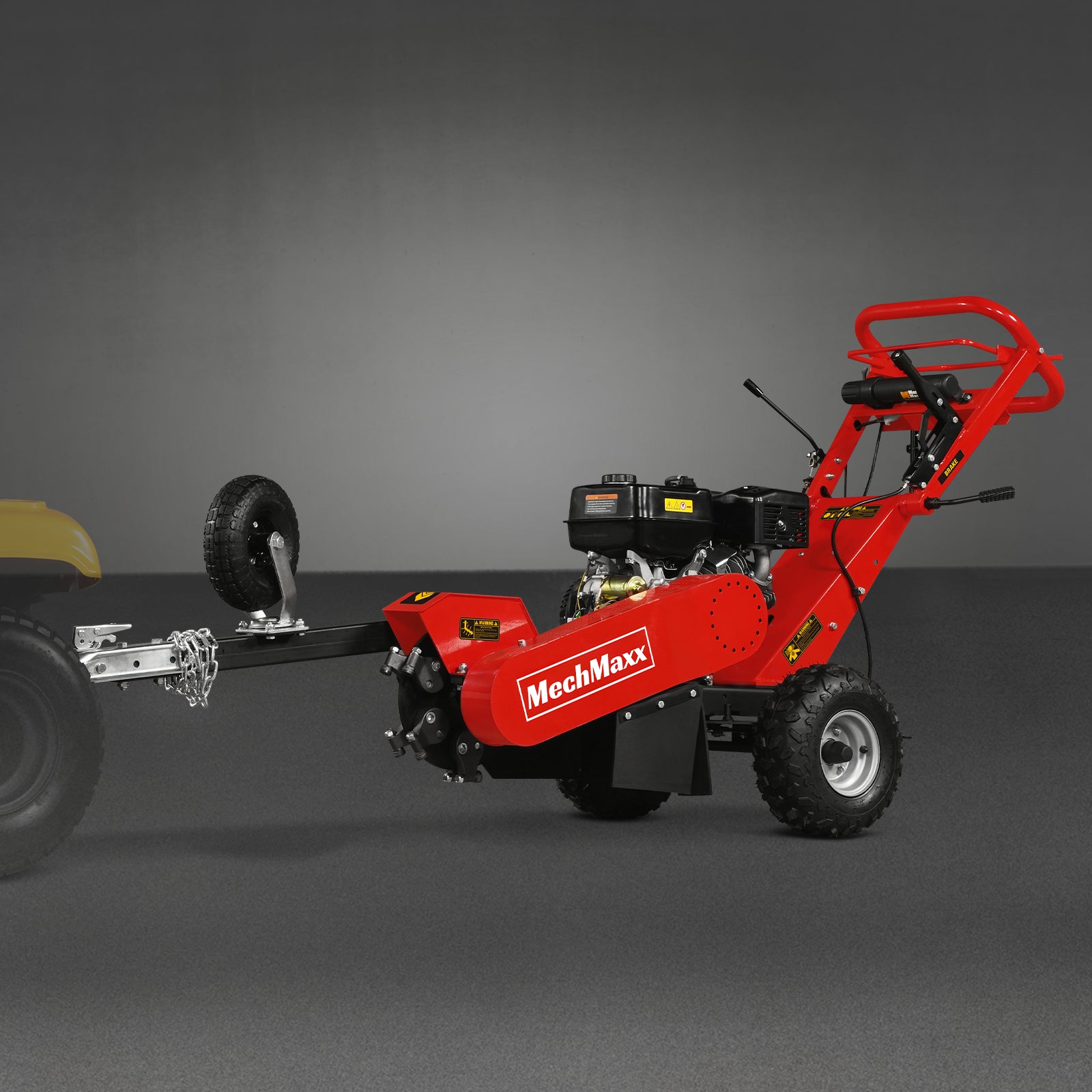 15 inch 15HP 420cc DUCAR E-Start Stump Grinder with Tow Bar, SG380