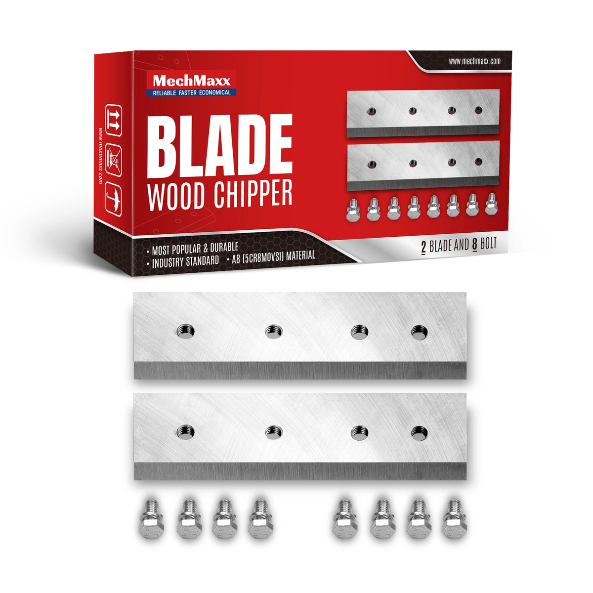 ( 1 Pack / 2 Pcs ) Blade for Wood Chipper P4205 (SKU: 110601; 110602）