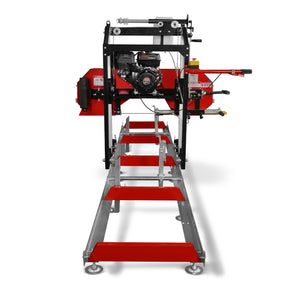 22" Portable Sawmill, 224cc  7HP Gasoline Engine, 20" Board Width, 13' Track Length , SM22