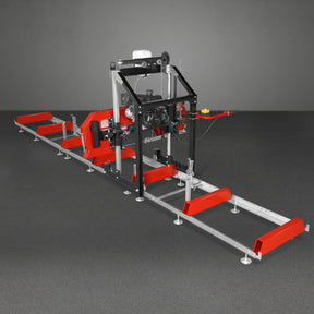 26" Portable Sawmill (5x Blades Included),  KOHLER CH440 429cc E-Start Gasoline Engine,  20" Board Width,  20' Track Length (13' Track Length + 6.4' Track Extension Included) ,  SM-26