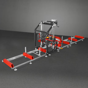 26" Portable Sawmill (5x Blades Included),  KOHLER CH440 429cc E-Start Gasoline Engine,  20" Board Width,  20' Track Length (13' Track Length + 6.4' Track Extension Included) ,  SM-26