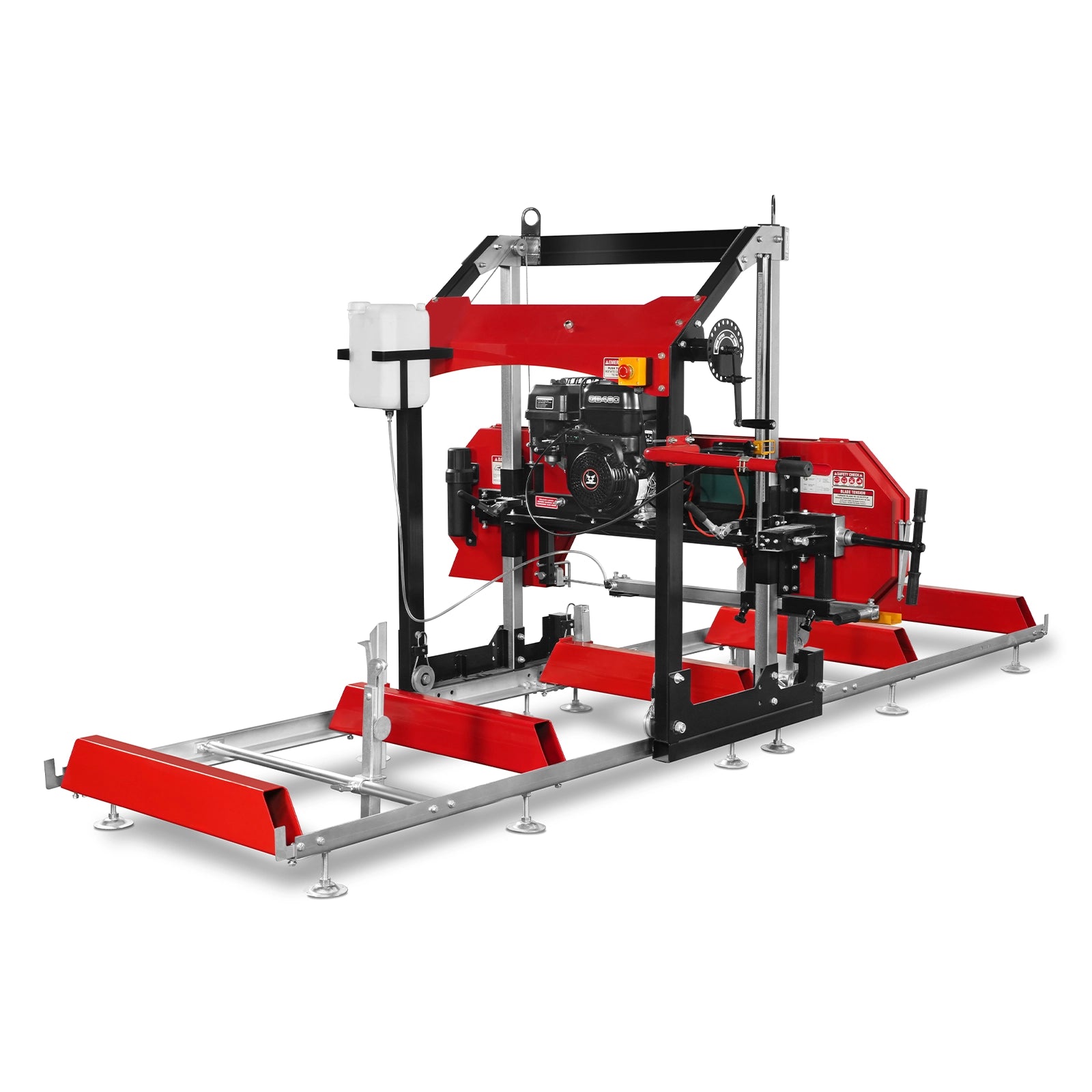 32" Portable Sawmill, 459cc 15HP E-Start Gasoline Engine, 29" Board Width, 13' Track Length , SM-32