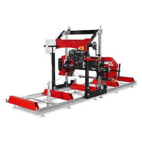 32" Portable Sawmill, 459cc 15HP E-Start Gasoline Engine, 29" Board Width, 13' Track Length , SM-32