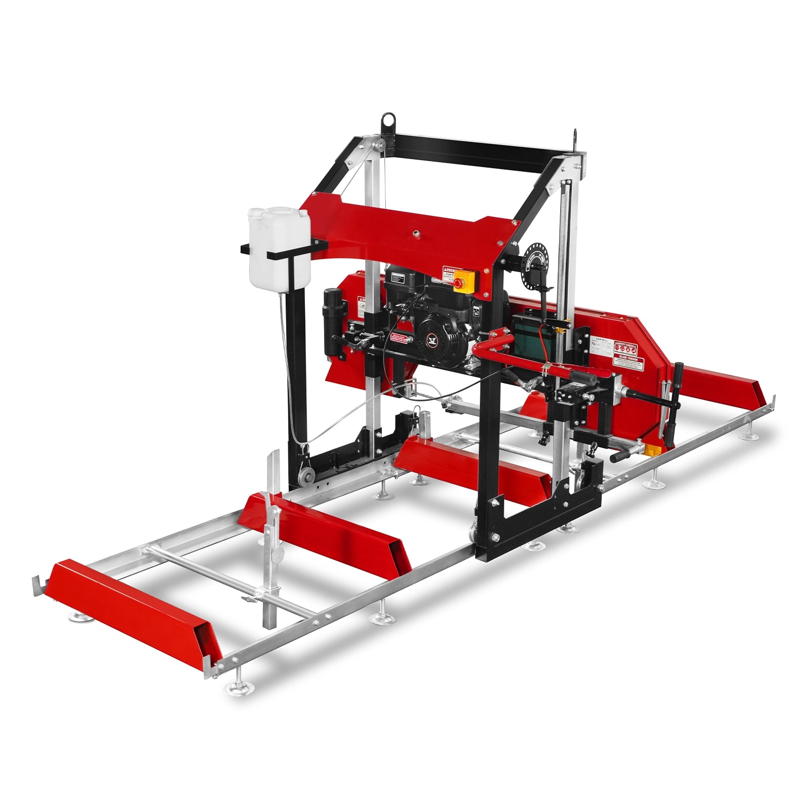 32" Portable Sawmill, 459cc 15HP E-Start Gasoline Engine, 29" Board Width, 13' Track Length , SM-32