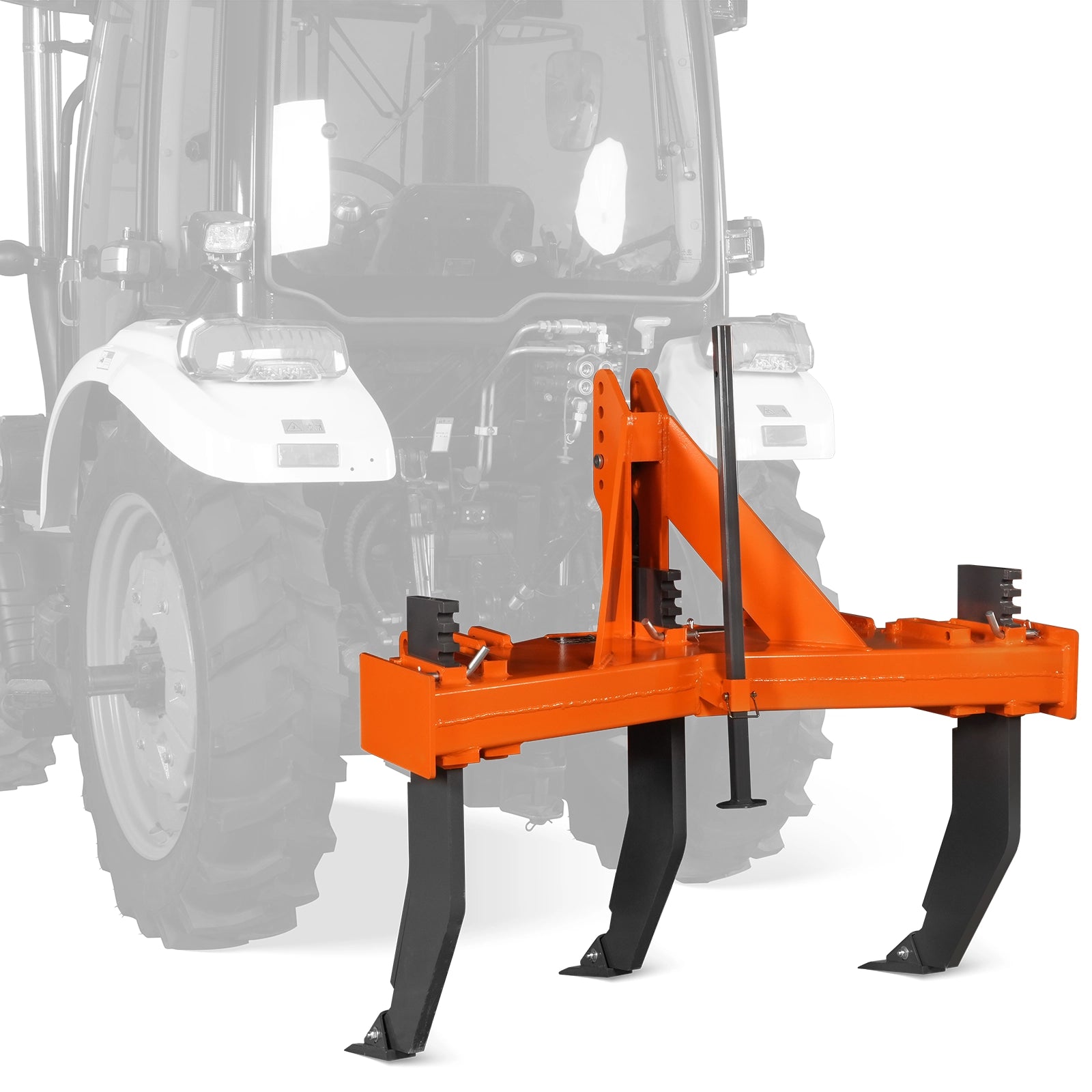 3 Point Hitch Spring Ripper Heavy Duty 3 Shank Subsoiler Plow Ground Ripper 3 Point Hitch Cat1&2,