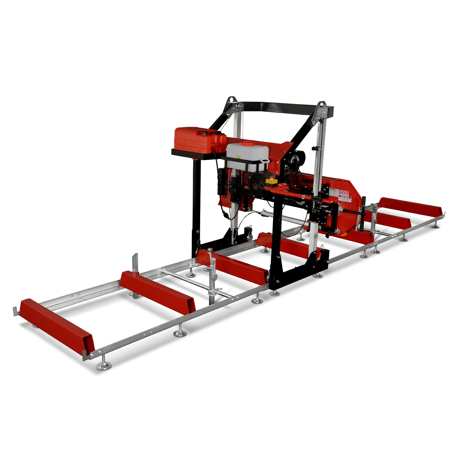 36" Portable Sawmill, 25HP 750cc ZONSEN V-Twin Engine, 32" Board Width, 20' Track Length, (10 x Blades Included), SM36