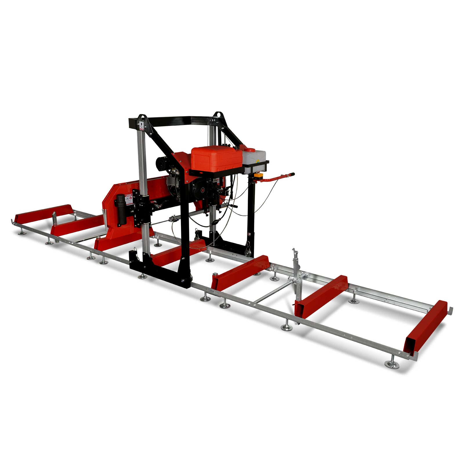 36" Portable Sawmill, 25HP 750cc ZONSEN V-Twin Engine, 32" Board Width, 20' Track Length, (10 x Blades Included), SM36