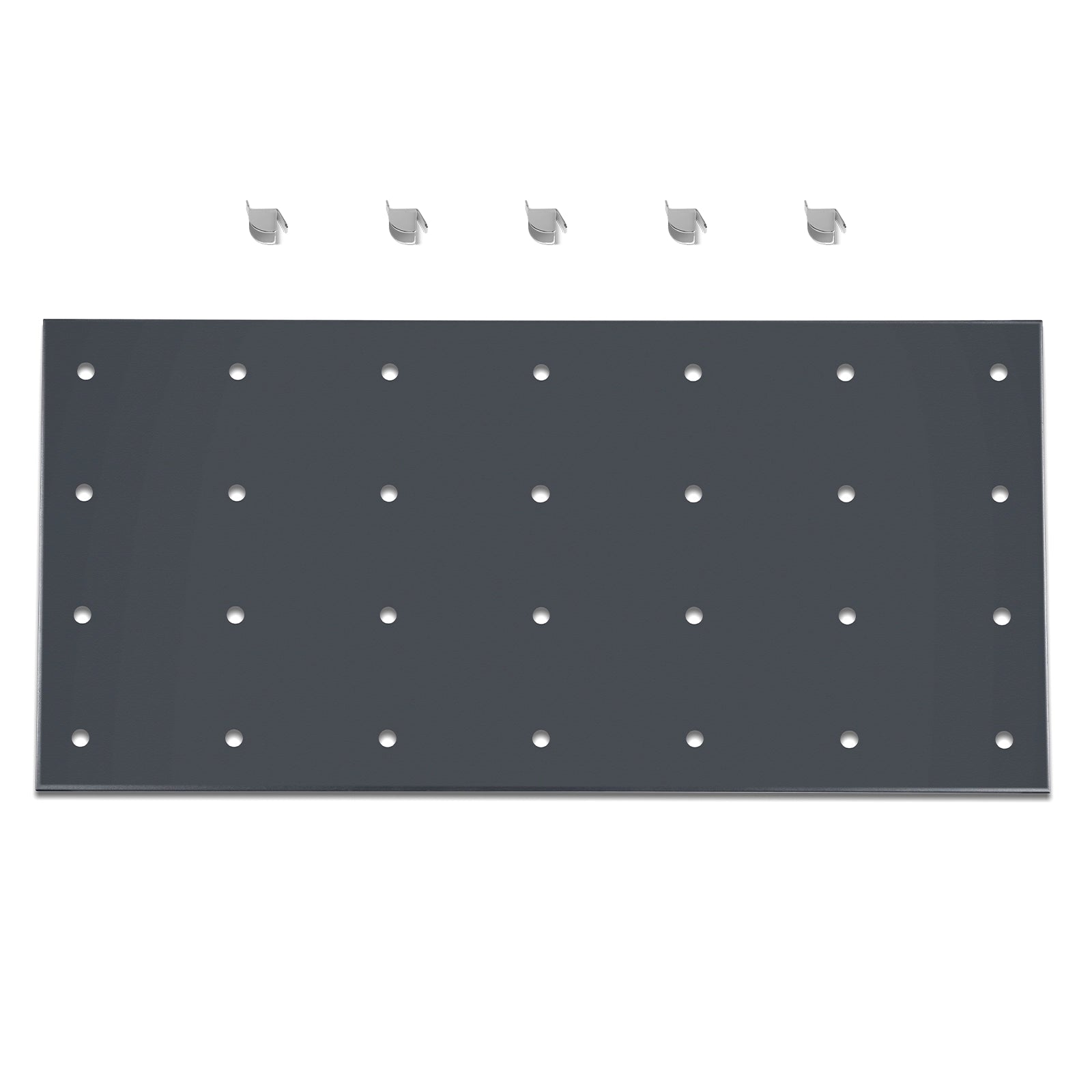 ( 1 Pack / 1 Pcs ) Shelf with 5 Pcs Clips, 1430L Cabinet, Black (for SKU:203004, 203008, 203009)