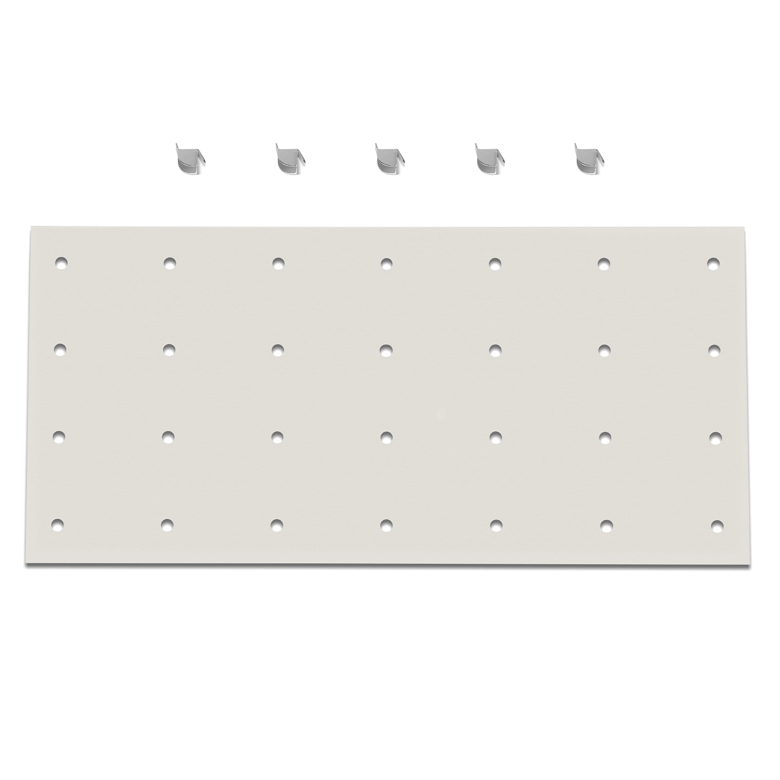 ( 1 Pack / 1 Pcs ) Shelf with 5 Pcs Clips, 1430L Cabinet, White (for SKU:203004W, 203008W, 203009W)