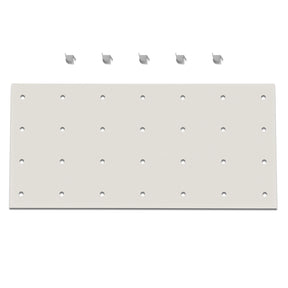 ( 1 Pack / 1 Pcs ) Shelf with 5 Pcs Clips, 1430L Cabinet, White (for SKU:203004W, 203008W, 203009W)