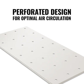 ( 1 Pack / 1 Pcs ) Shelf with 5 Pcs Clips, 1430L Cabinet, White (for SKU:203004W, 203008W, 203009W)