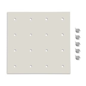 ( 1 Pack / 1 Pcs ) Shelf with 5 Pcs Clips, 210L Cabinet, White (for SKU:203012W, 203013W)