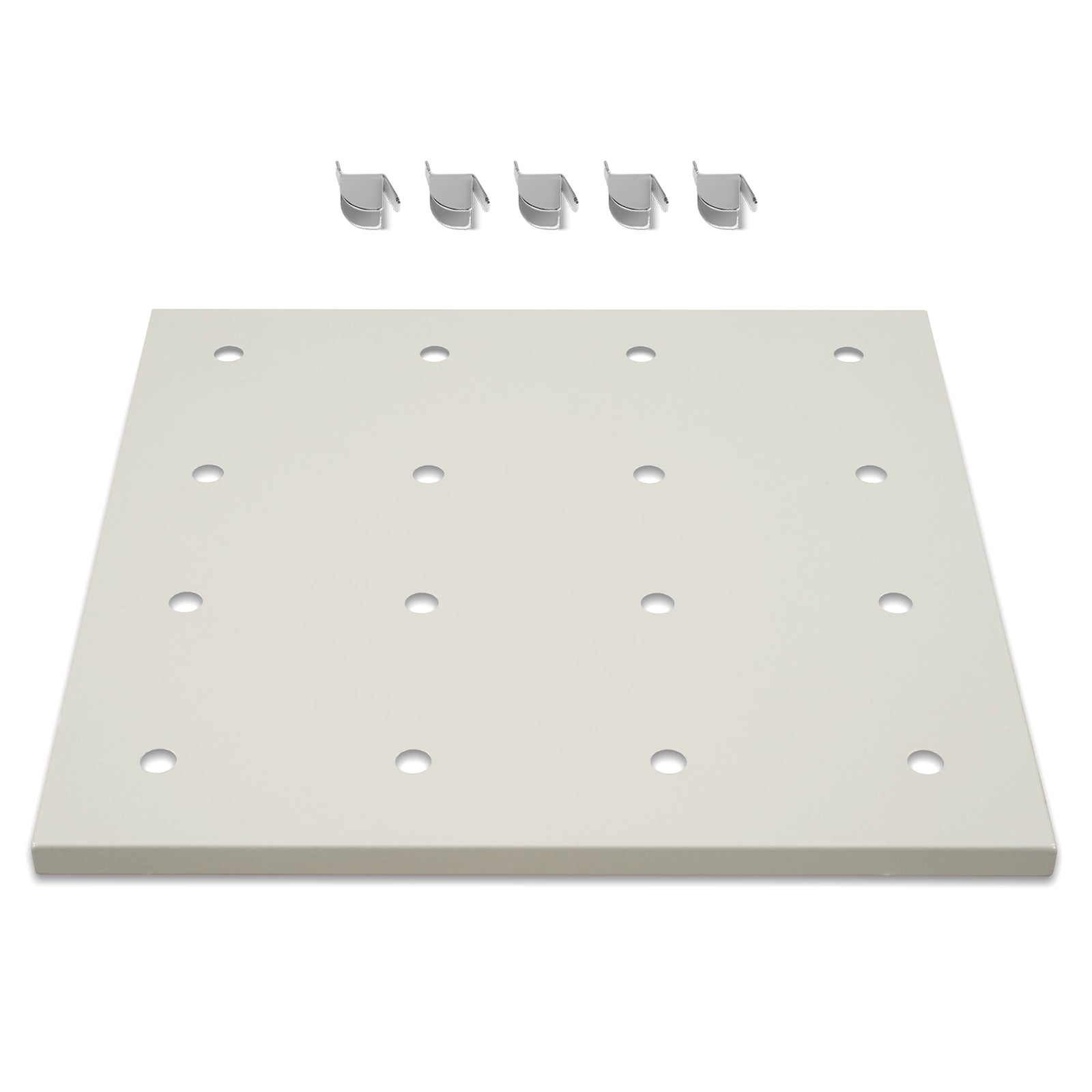 ( 1 Pack / 1 Pcs ) Shelf with 5 Pcs Clips, 210L Cabinet, White (for SKU:203012W, 203013W)