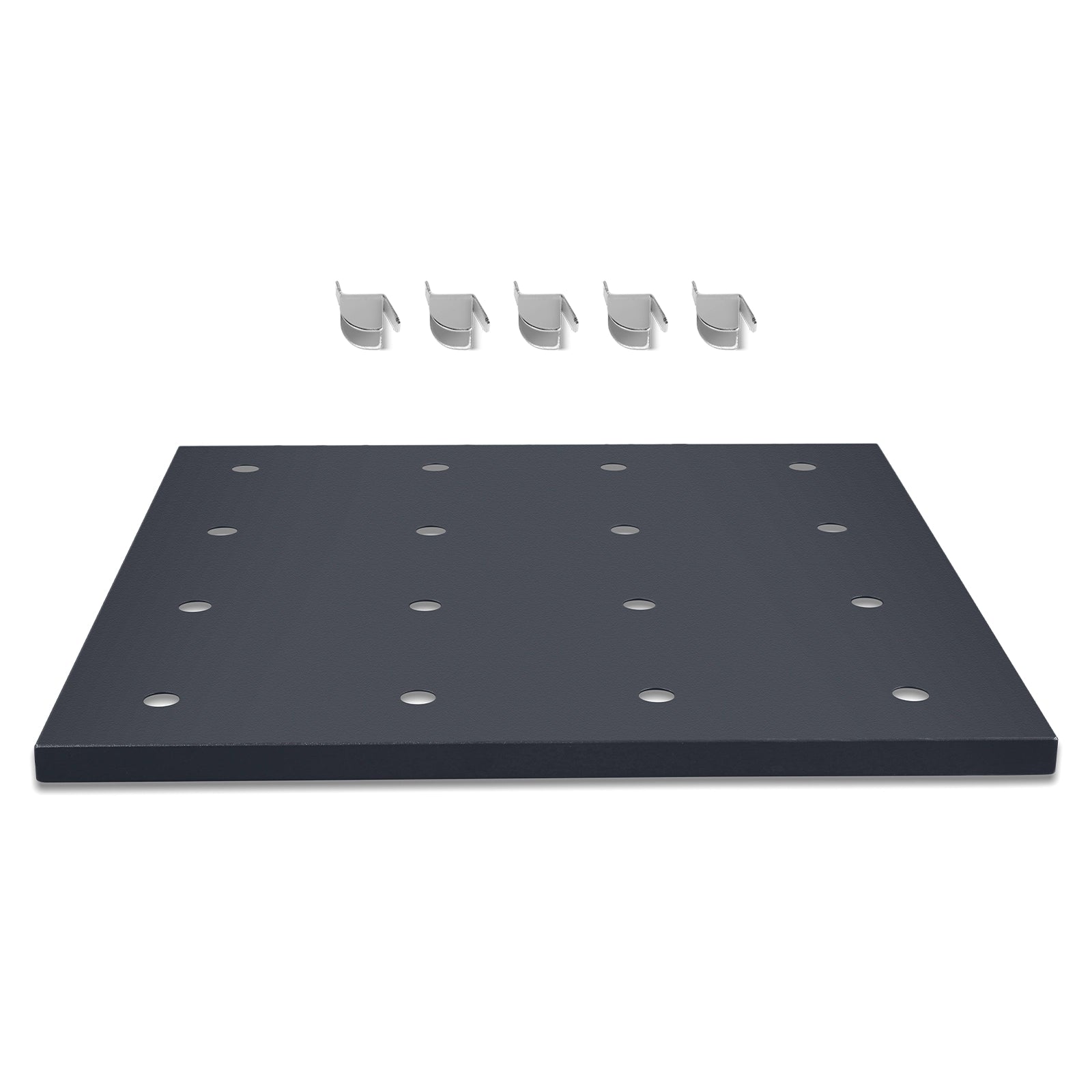 ( 1 Pack / 1 Pcs ) Shelf with 5 Pcs Clips, 210L Cabinet, Black (for SKU:203012, 203013)