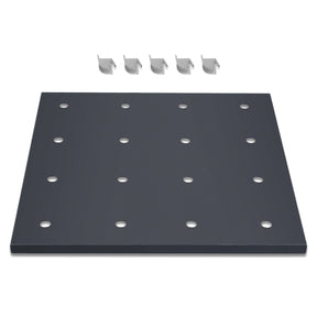 ( 1 Pack / 1 Pcs ) Shelf with 5 Pcs Clips, 210L Cabinet, Black (for SKU:203012, 203013)