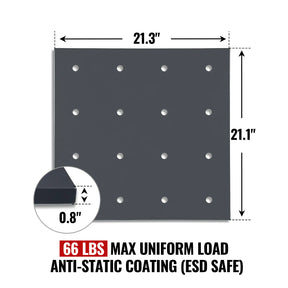 ( 1 Pack / 1 Pcs ) Shelf with 5 Pcs Clips, 210L Cabinet, Black (for SKU:203012, 203013)