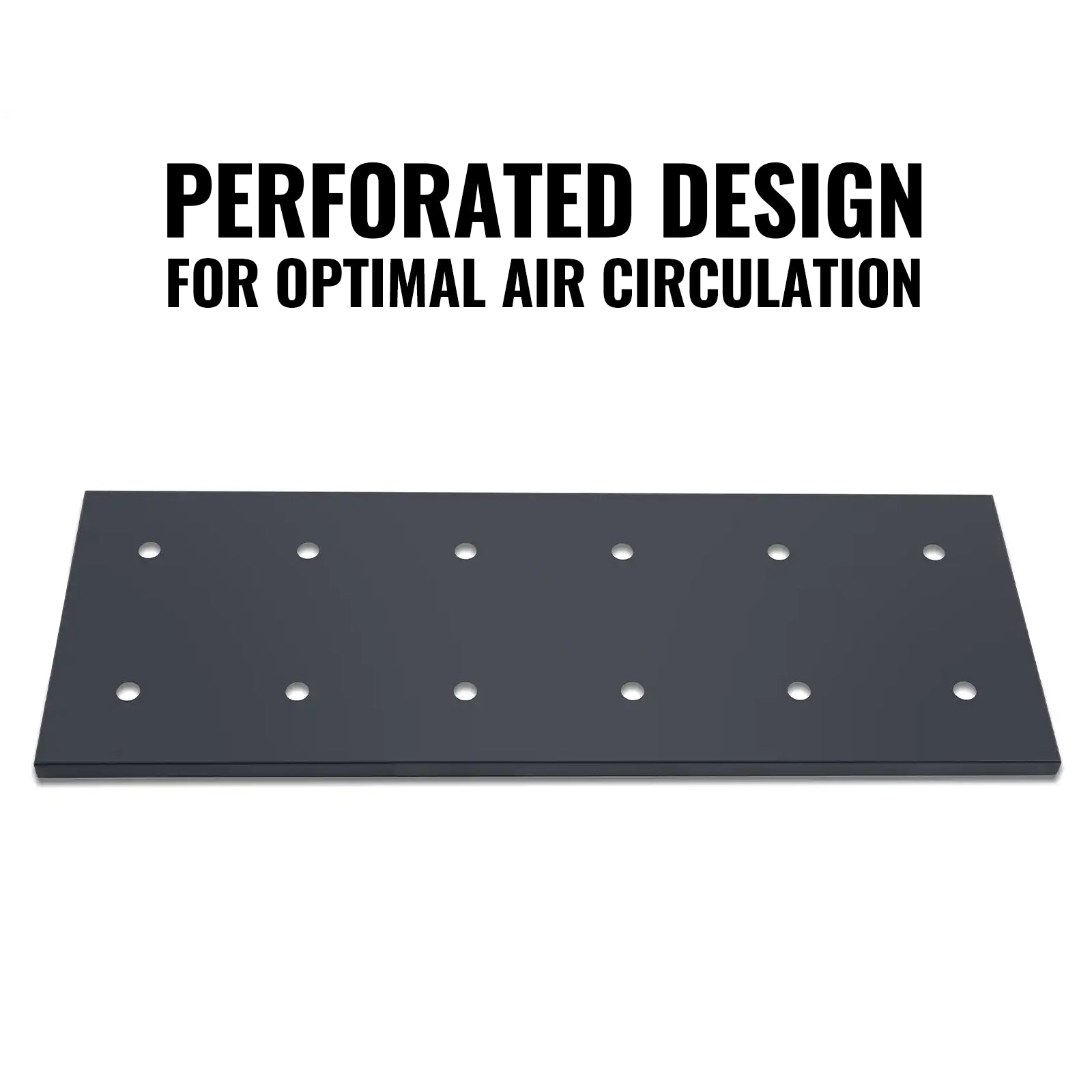 ( 1 Pack / 1 Pcs ) Shelf with 5 Pcs Clips, 320L Cabinet, Black (for SKU: 203001, 203005)