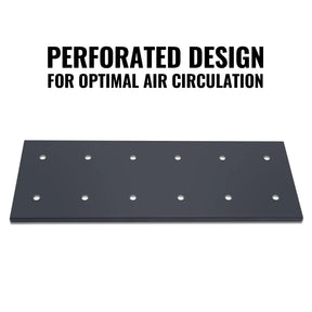 ( 1 Pack / 1 Pcs ) Shelf with 5 Pcs Clips, 320L Cabinet, Black (for SKU: 203001, 203005)