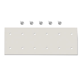 ( 1 Pack / 1 Pcs ) Shelf with 5 Pcs Clips, 320L Cabinet, White (for SKU: 203001W, 203005W)