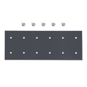 ( 1 Pack / 1 Pcs ) Shelf with 5 Pcs Clips, 320L Cabinet, Black (for SKU: 203001, 203005)