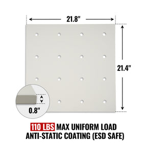 ( 1 Pack / 1 Pcs ) Shelf with 5 Pcs Clips, 540/730L Cabinet, White (for SKU:203002W, 203010W, 203006W, 203011W)