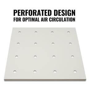 ( 1 Pack / 1 Pcs ) Shelf with 5 Pcs Clips, 540/730L Cabinet, White (for SKU:203002W, 203010W, 203006W, 203011W)