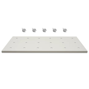 ( 1 Pack / 1 Pcs ) Shelf with 5 Pcs Clips, 880L Cabinet, White (for SKU:203003W, 203007W)