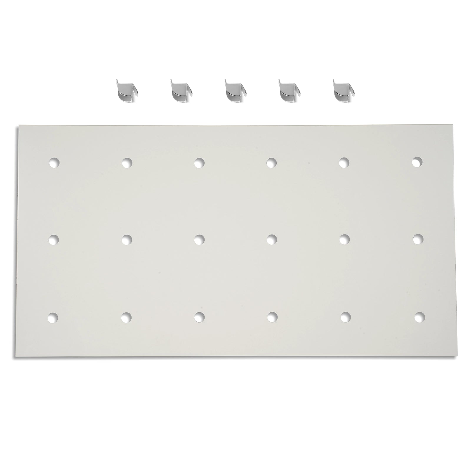 ( 1 Pack / 1 Pcs ) Shelf with 5 Pcs Clips, 880L Cabinet, White (for SKU:203003W, 203007W)