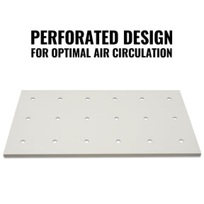 ( 1 Pack / 1 Pcs ) Shelf with 5 Pcs Clips, 880L Cabinet, White (for SKU:203003W, 203007W)