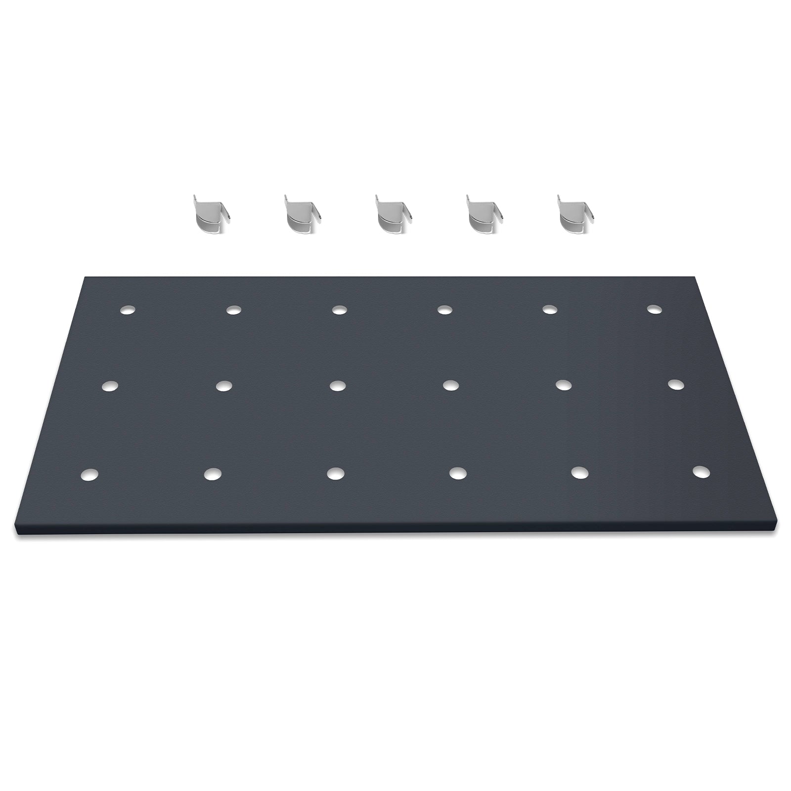 ( 1 Pack / 1 Pcs ) Shelf with 5 Pcs Clips, 880L Cabinet, Black (for SKU:203003, 203007)