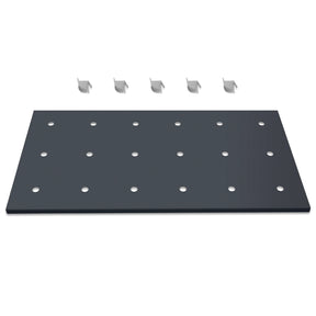 ( 1 Pack / 1 Pcs ) Shelf with 5 Pcs Clips, 880L Cabinet, Black (for SKU:203003, 203007)