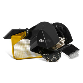 Stump Grinder Attachment for Skid Steer Loader With 34 Carbide Teeth, Stump Grinder Attachment for Skid Steer Loader With 34 Carbide Teeth,