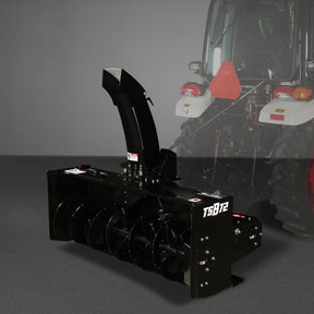 MechMaxx 72" 3-Point Hitch Snow Blower PTO Driven for 25-65 HP Tractors, TSB72