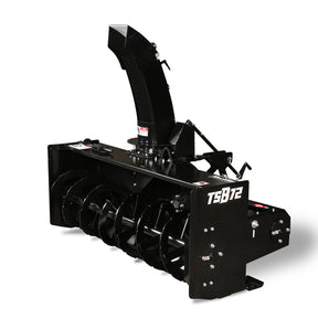 MechMaxx 72" 3-Point Hitch Snow Blower PTO Driven for 25-65 HP Tractors, TSB72