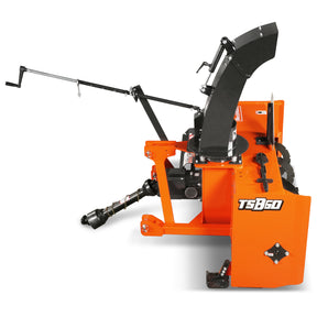 60" 3 Point PTO Snow Blower 24" Impeller Diameter 360° Snow Chute (PTO Shaft Included with Slip Clutch), 25-65 HP, TSB60T