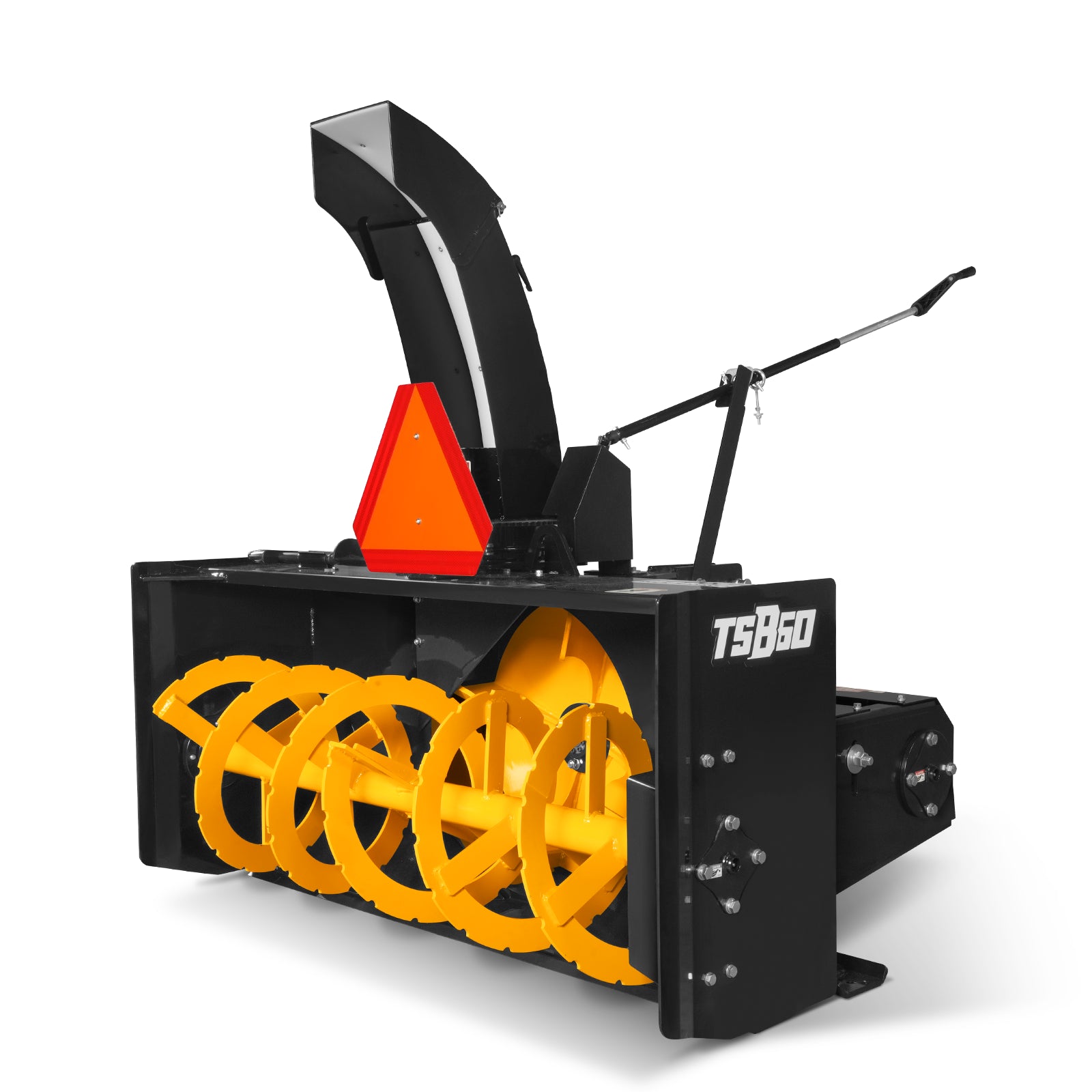 60" 3 Point PTO Snow Blower 24" Impeller Diameter 360° Snow Chute (PTO Shaft Included with Slip Clutch), 25-65 HP, TSB60