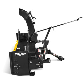 60" 3 Point PTO Snow Blower 24" Impeller Diameter 360° Snow Chute (PTO Shaft Included with Slip Clutch), 25-65 HP, TSB60