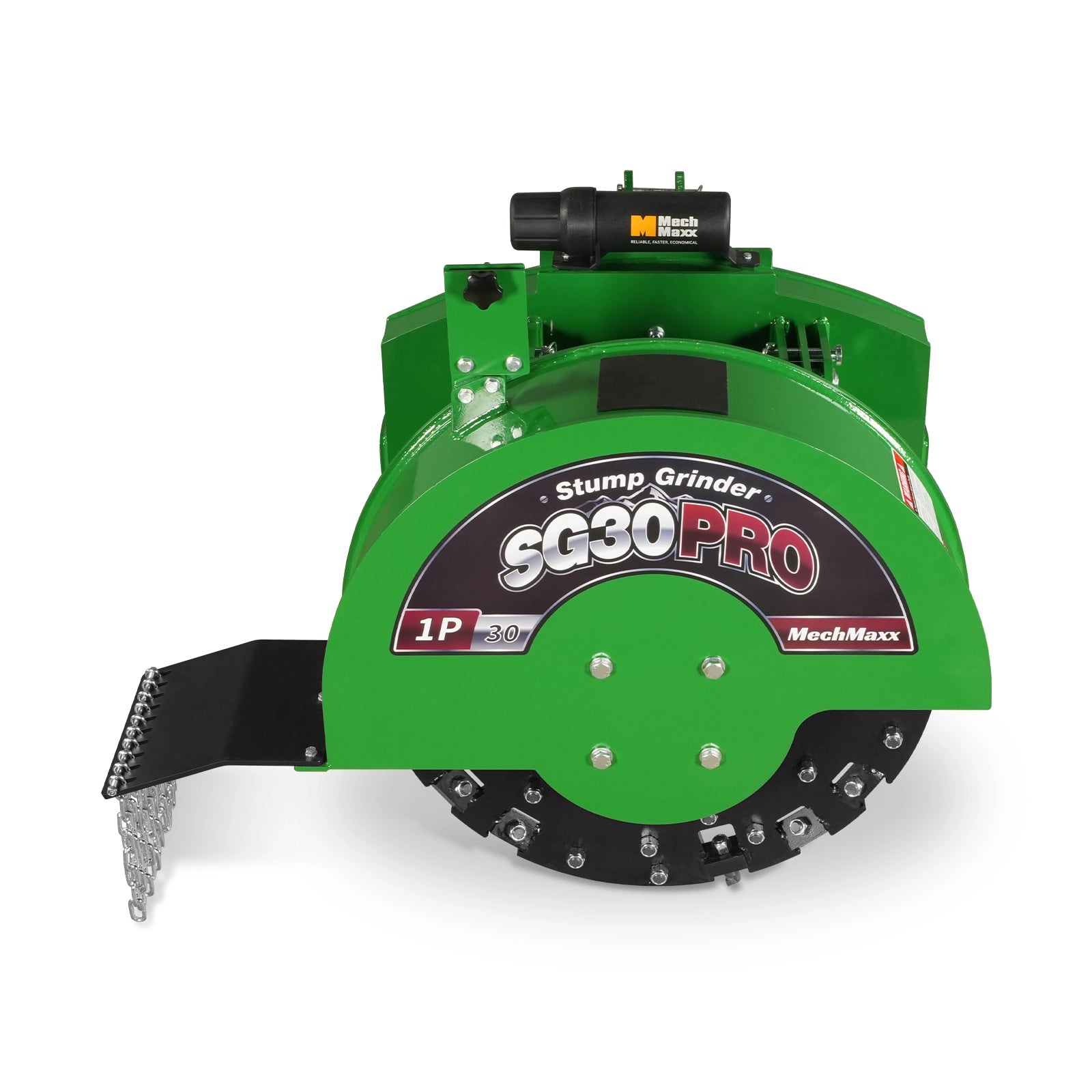 3-Point PTO Stump Grinder with 44 Carbide Teeth (PTO Shaft Included with Slip Clutch), for 35-80HP Tractor, SG30PRO