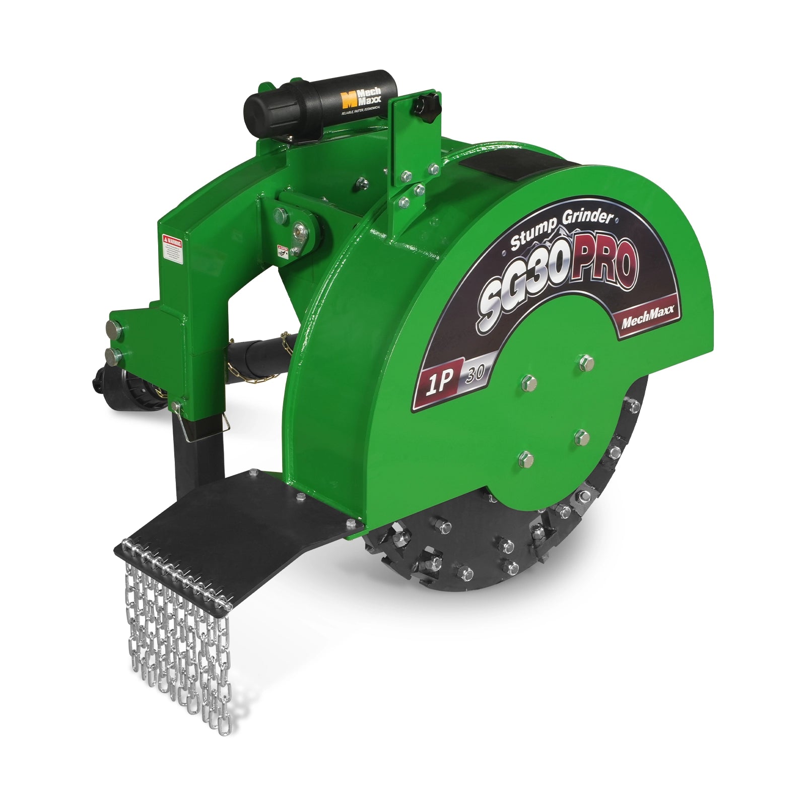 3-Point PTO Stump Grinder with 44 Carbide Teeth (PTO Shaft Included with Slip Clutch), for 35-80HP Tractor, SG30PRO