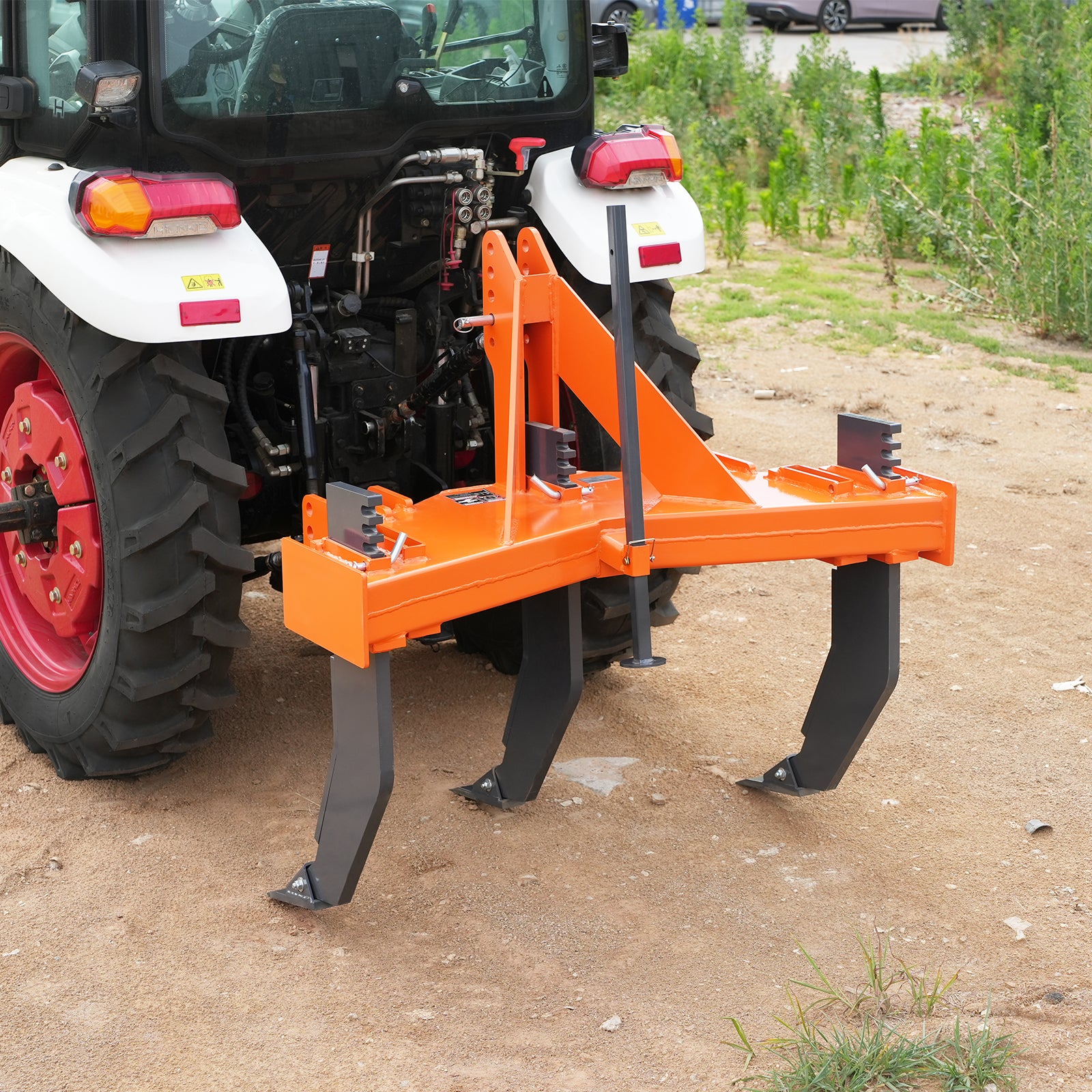 Heavy Duty 3 Shank Subsoiler Plow Ground Ripper 3 Point Hitch Cat1&2,