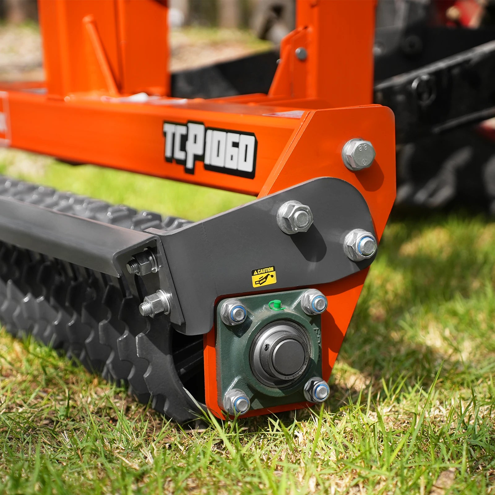 60" Cultipacker with 26 Ductile Iron Wheels,  Scraper Bar Included,  Category 1 and 2,  3 Point Hitch Tractor Attachment,  TCP1060