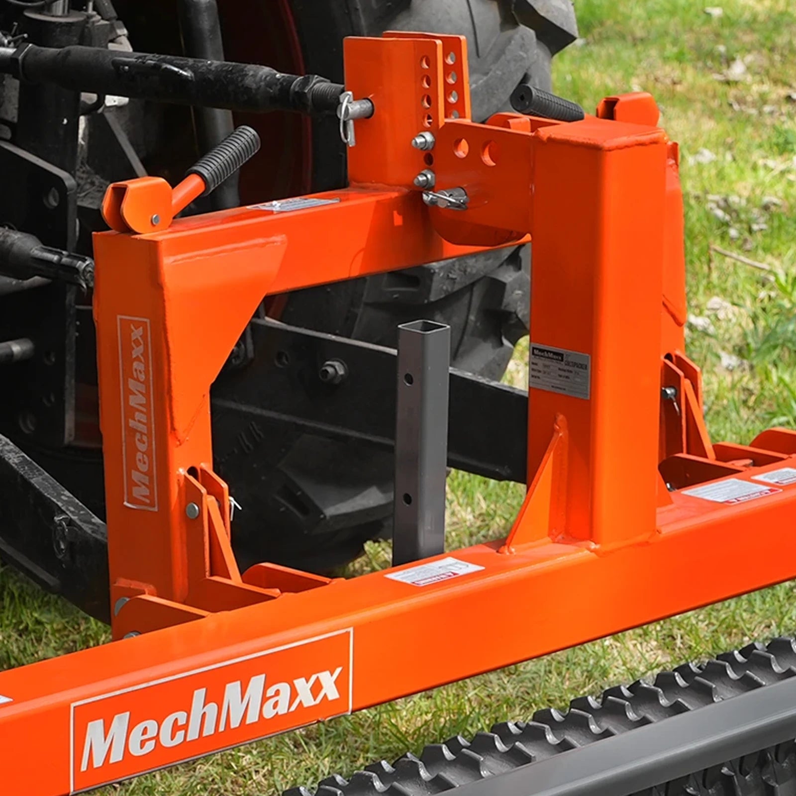 60" Cultipacker with 26 Ductile Iron Wheels,  Scraper Bar Included,  Category 1 and 2,  3 Point Hitch Tractor Attachment,  TCP1060
