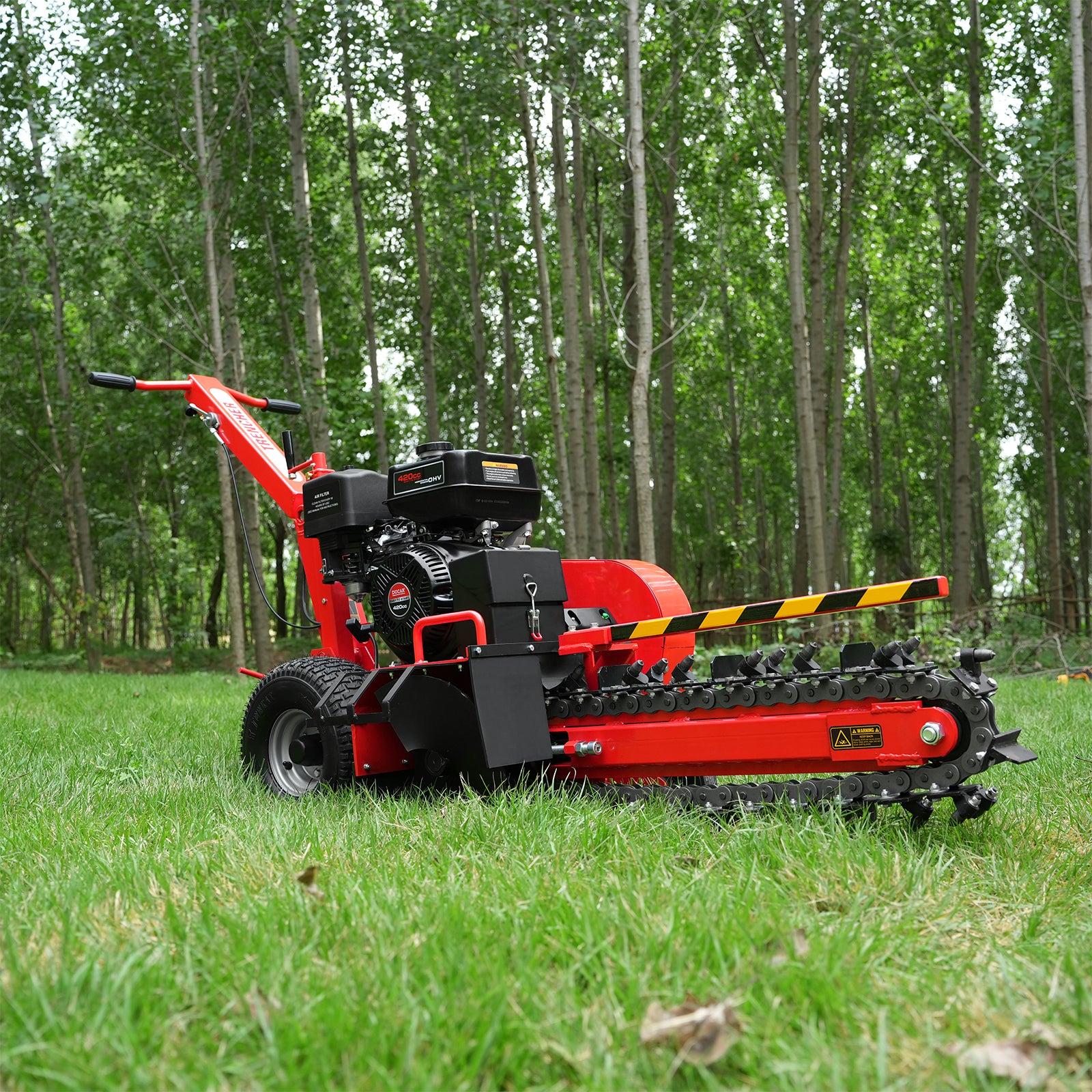 15HP 420cc E-Start Powered 24" Ditching Trencher , TCR1500