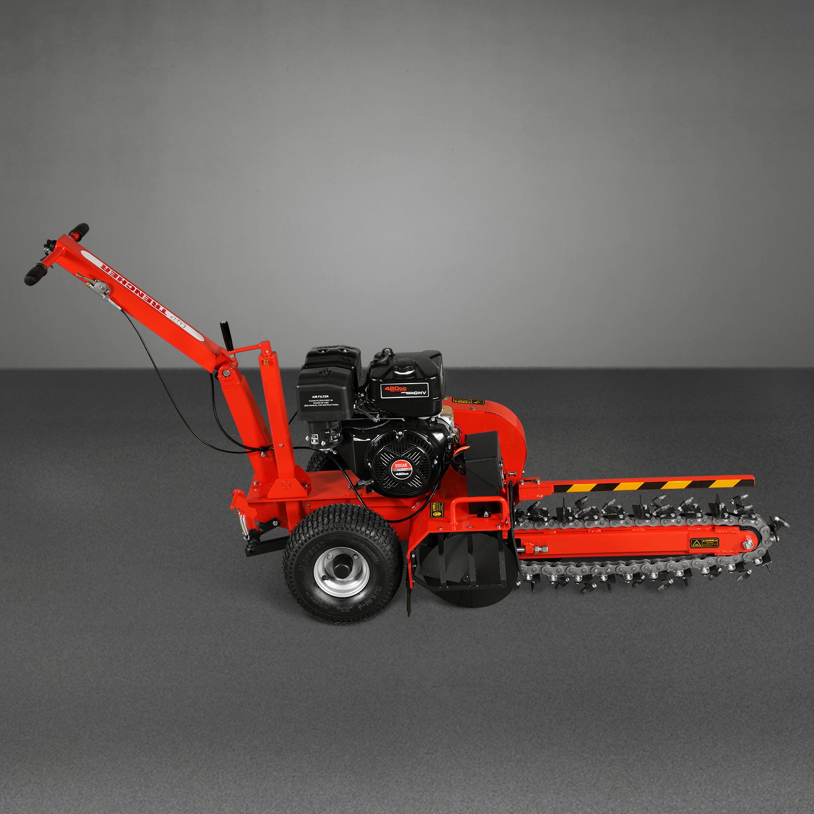 15HP 420cc E-Start Powered 24" Ditching Trencher , TCR1500